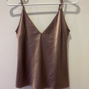 Zara Purple Satin Tank